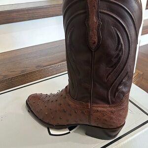 Men's Ostrich Leather Western Boots